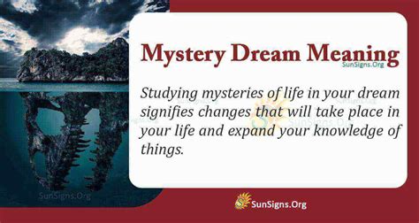 mystery meaning in.